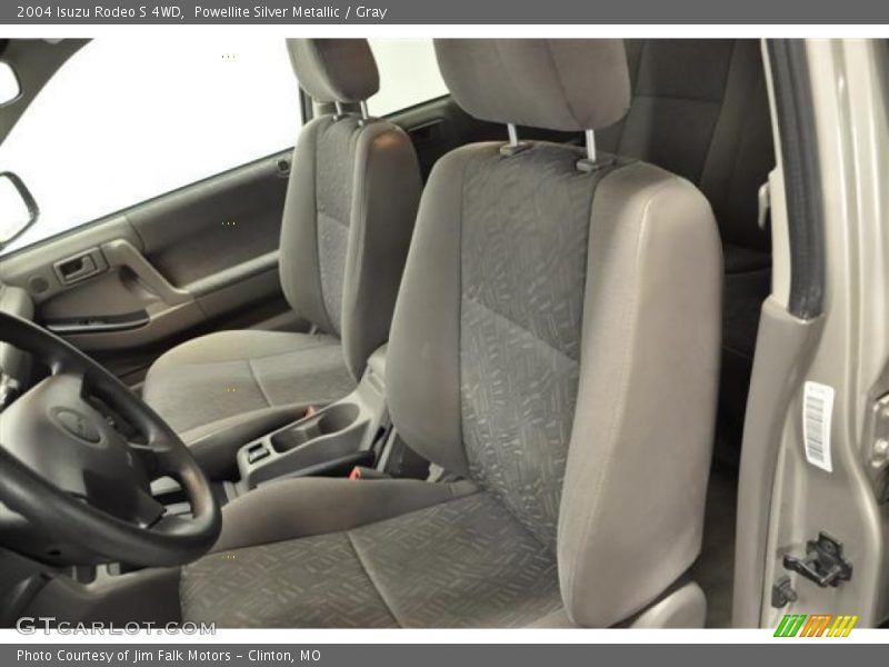 Powellite Silver Metallic / Gray 2004 Isuzu Rodeo S 4WD