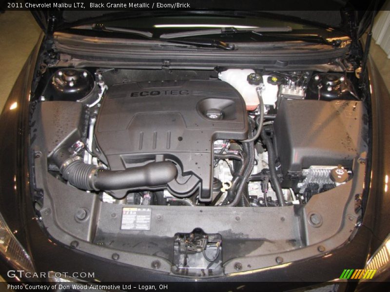 Black Granite Metallic / Ebony/Brick 2011 Chevrolet Malibu LTZ