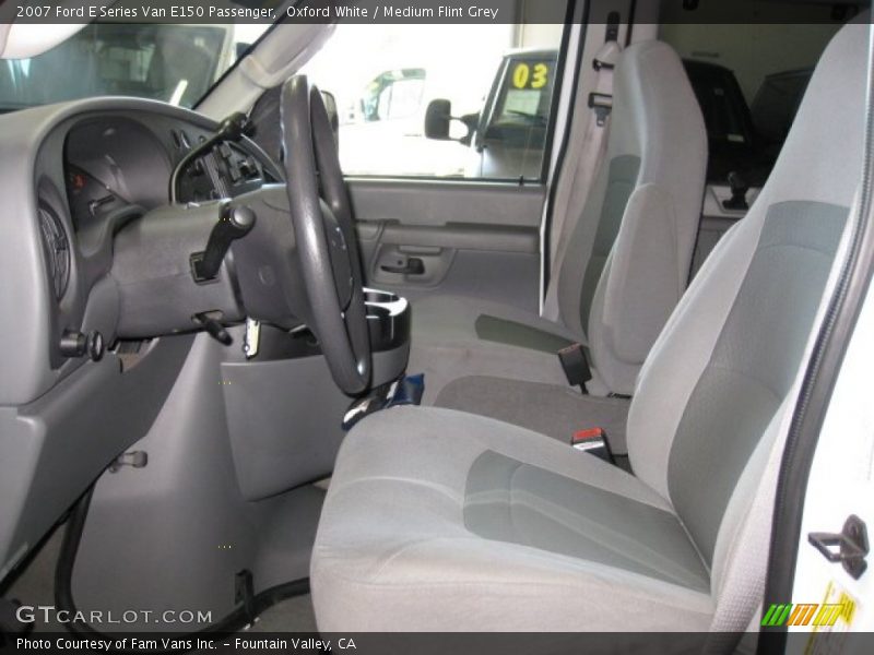  2007 E Series Van E150 Passenger Medium Flint Grey Interior