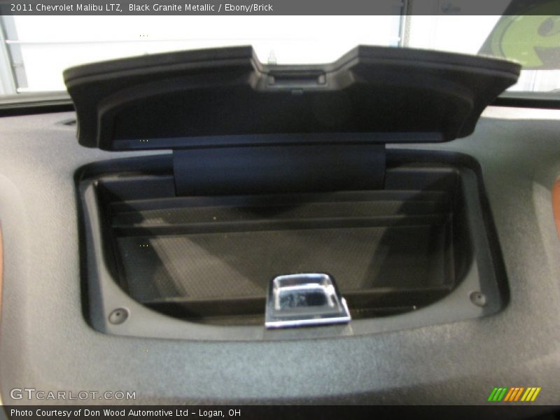 Black Granite Metallic / Ebony/Brick 2011 Chevrolet Malibu LTZ