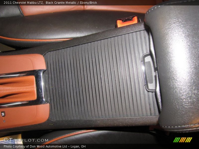 Black Granite Metallic / Ebony/Brick 2011 Chevrolet Malibu LTZ