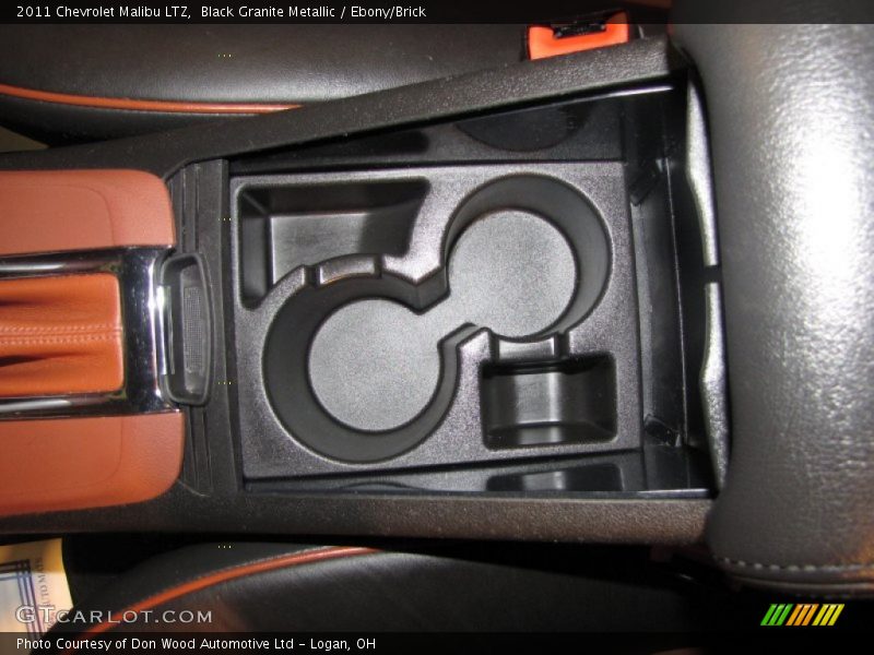 Black Granite Metallic / Ebony/Brick 2011 Chevrolet Malibu LTZ