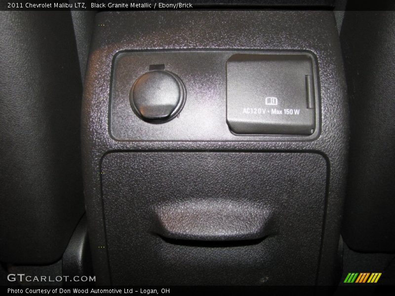 Black Granite Metallic / Ebony/Brick 2011 Chevrolet Malibu LTZ