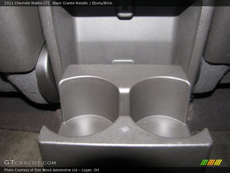 Black Granite Metallic / Ebony/Brick 2011 Chevrolet Malibu LTZ