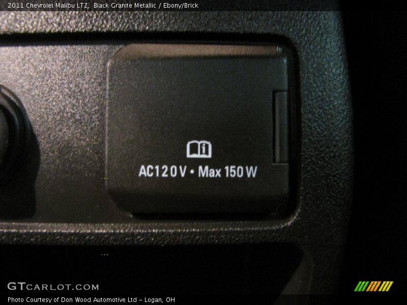 Black Granite Metallic / Ebony/Brick 2011 Chevrolet Malibu LTZ