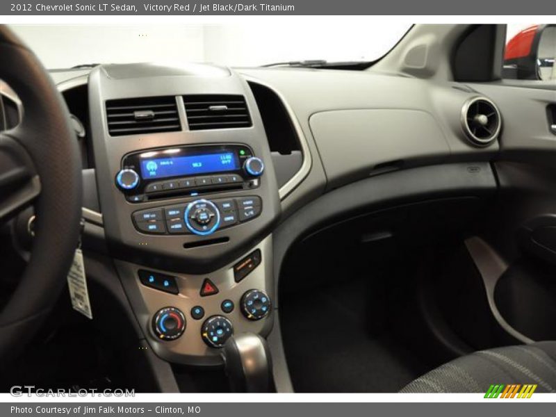 Victory Red / Jet Black/Dark Titanium 2012 Chevrolet Sonic LT Sedan