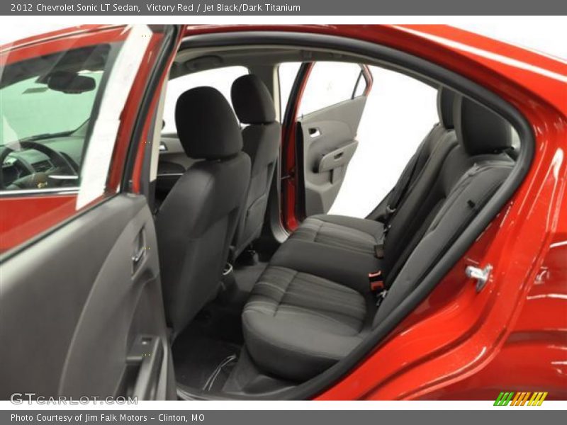 Victory Red / Jet Black/Dark Titanium 2012 Chevrolet Sonic LT Sedan