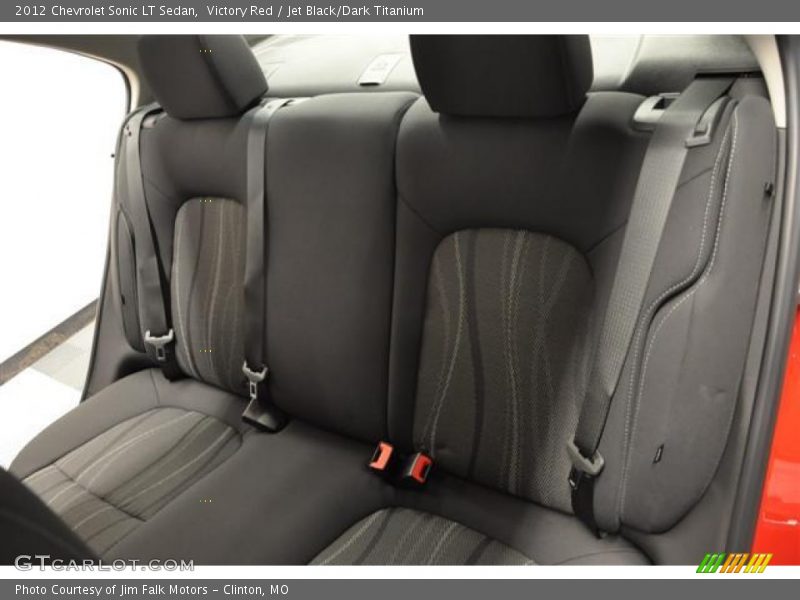 Victory Red / Jet Black/Dark Titanium 2012 Chevrolet Sonic LT Sedan