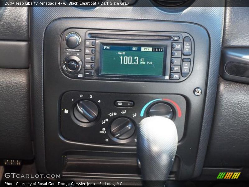 Black Clearcoat / Dark Slate Gray 2004 Jeep Liberty Renegade 4x4