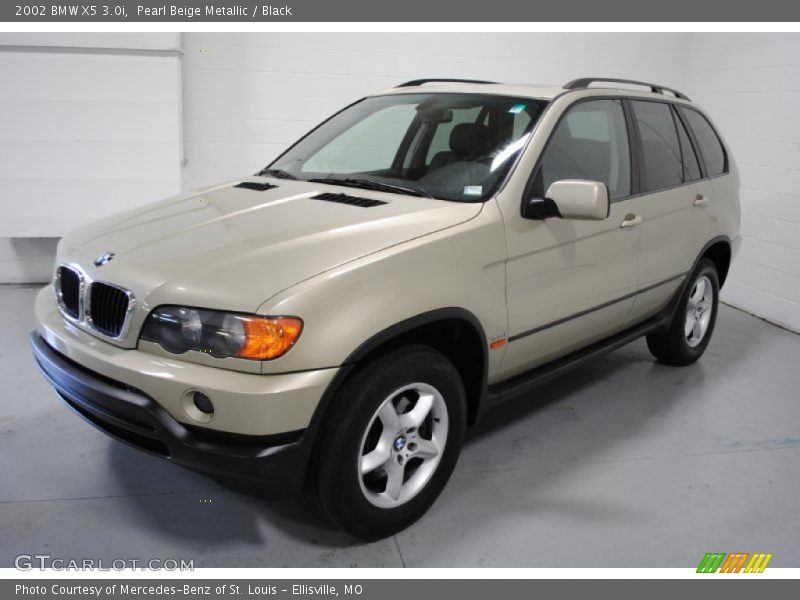 Pearl Beige Metallic / Black 2002 BMW X5 3.0i