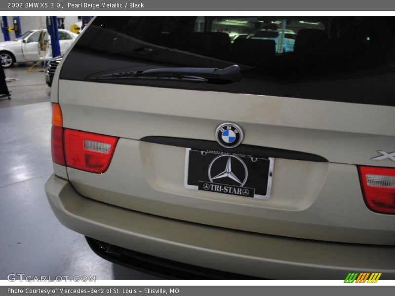 Pearl Beige Metallic / Black 2002 BMW X5 3.0i