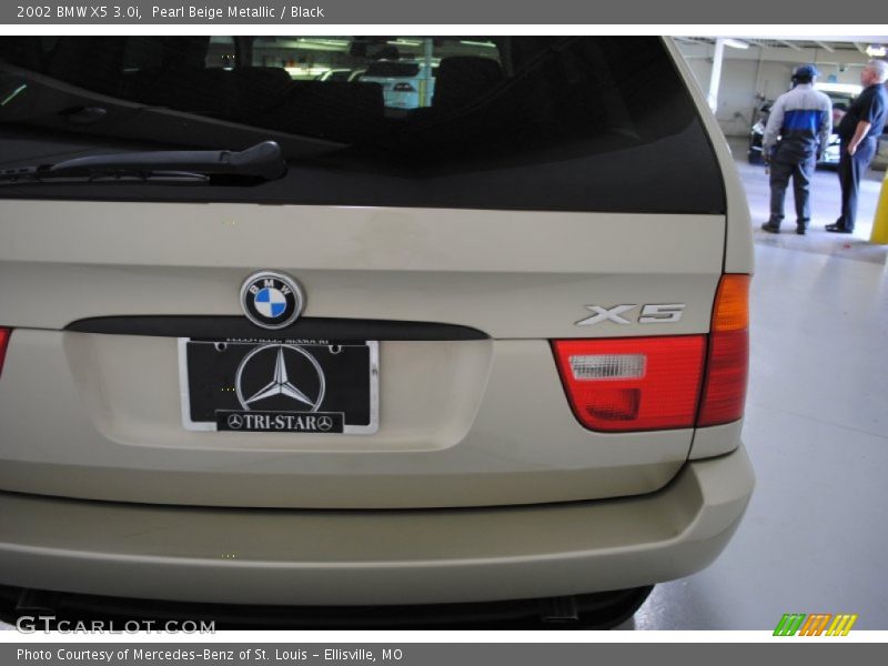 Pearl Beige Metallic / Black 2002 BMW X5 3.0i