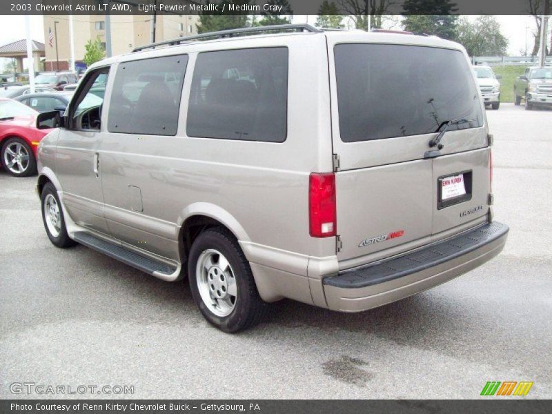 Light Pewter Metallic / Medium Gray 2003 Chevrolet Astro LT AWD