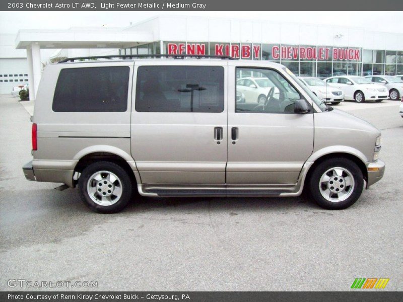 Light Pewter Metallic / Medium Gray 2003 Chevrolet Astro LT AWD