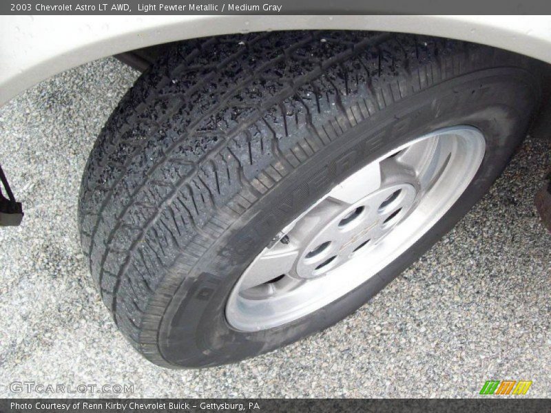 Light Pewter Metallic / Medium Gray 2003 Chevrolet Astro LT AWD