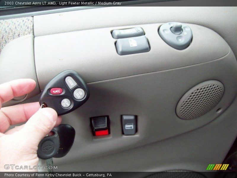 Light Pewter Metallic / Medium Gray 2003 Chevrolet Astro LT AWD
