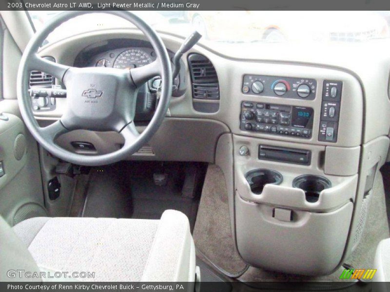 Light Pewter Metallic / Medium Gray 2003 Chevrolet Astro LT AWD