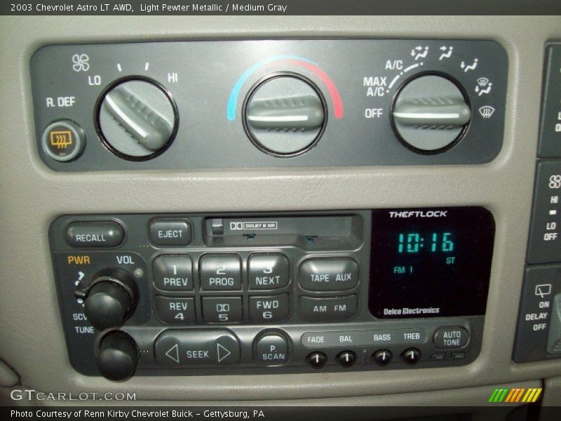 Light Pewter Metallic / Medium Gray 2003 Chevrolet Astro LT AWD