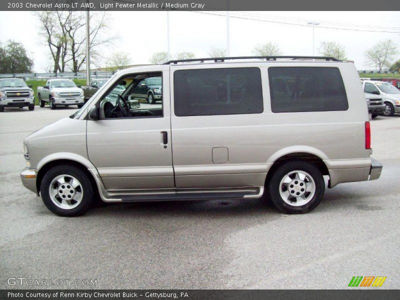 Light Pewter Metallic / Medium Gray 2003 Chevrolet Astro LT AWD