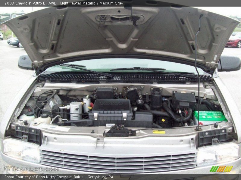 Light Pewter Metallic / Medium Gray 2003 Chevrolet Astro LT AWD