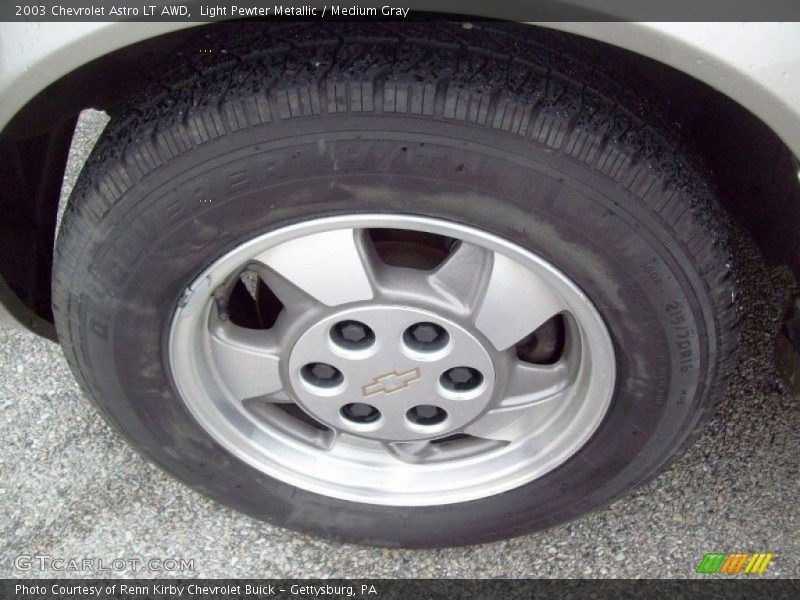 Light Pewter Metallic / Medium Gray 2003 Chevrolet Astro LT AWD