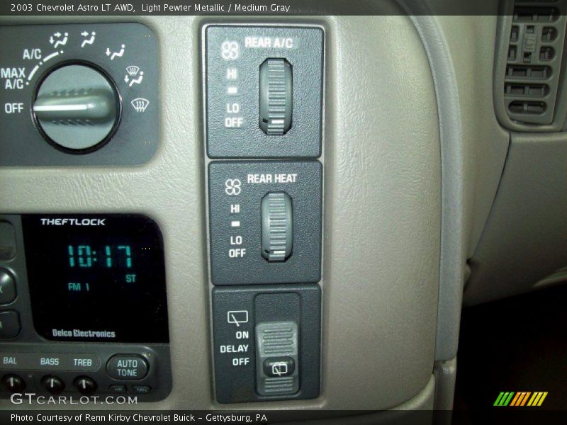 Light Pewter Metallic / Medium Gray 2003 Chevrolet Astro LT AWD