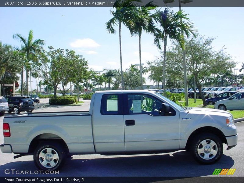 Silver Metallic / Medium Flint 2007 Ford F150 STX SuperCab