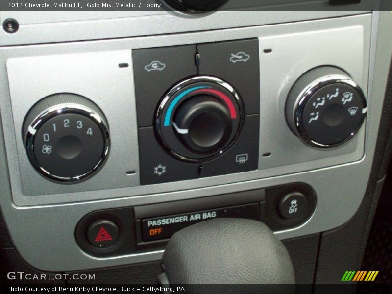 Gold Mist Metallic / Ebony 2012 Chevrolet Malibu LT