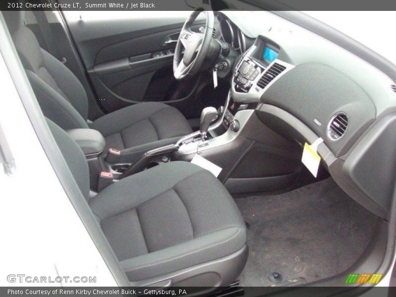 Summit White / Jet Black 2012 Chevrolet Cruze LT