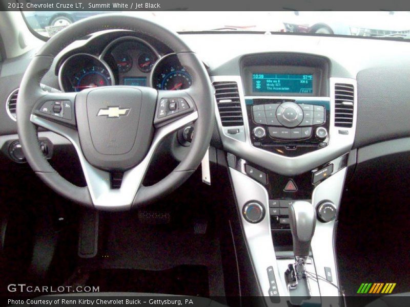 Summit White / Jet Black 2012 Chevrolet Cruze LT