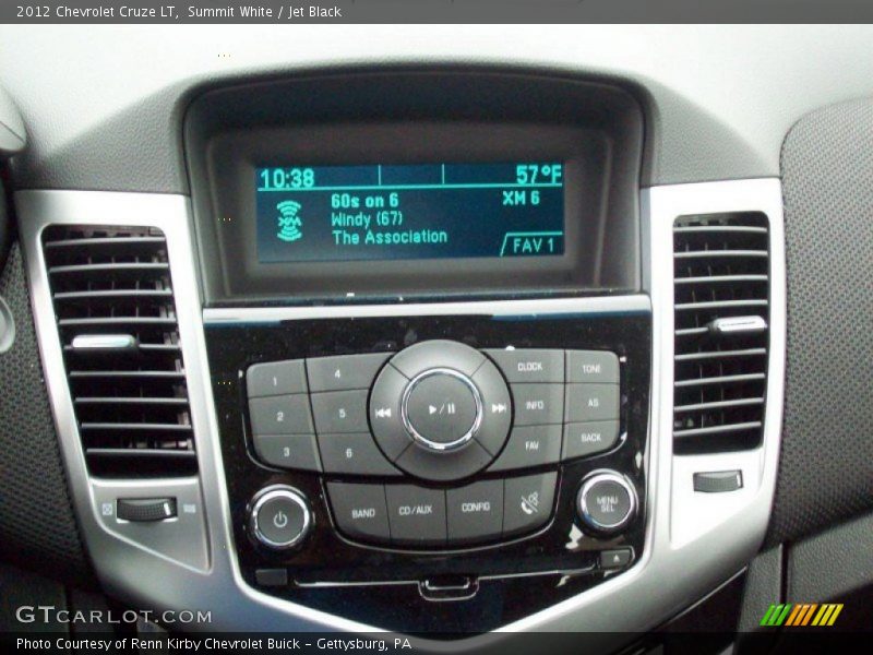 Summit White / Jet Black 2012 Chevrolet Cruze LT
