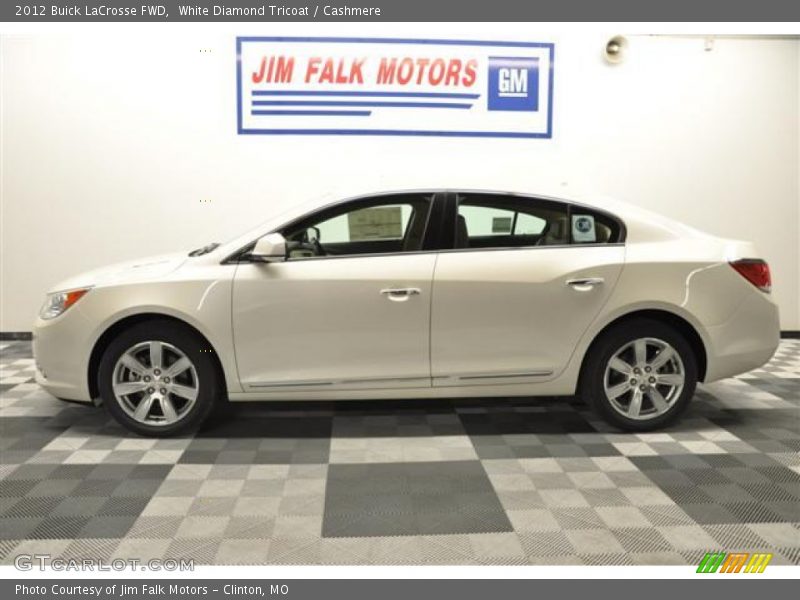 White Diamond Tricoat / Cashmere 2012 Buick LaCrosse FWD