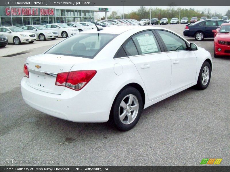 Summit White / Jet Black 2012 Chevrolet Cruze LT