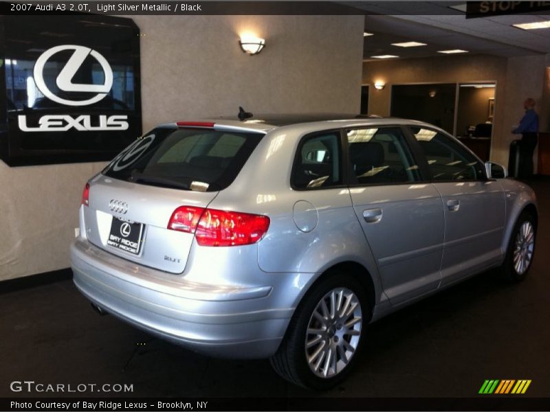 Light Silver Metallic / Black 2007 Audi A3 2.0T