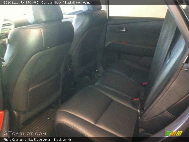 Obsidian Black / Black/Brown Walnut 2010 Lexus RX 350 AWD
