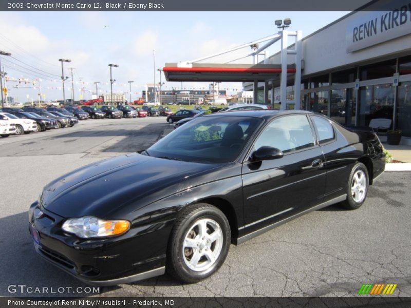 Black / Ebony Black 2003 Chevrolet Monte Carlo LS
