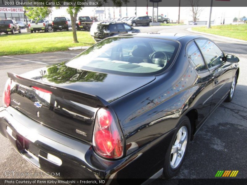 Black / Ebony Black 2003 Chevrolet Monte Carlo LS