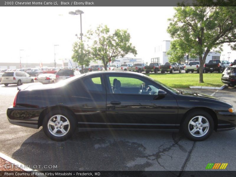 Black / Ebony Black 2003 Chevrolet Monte Carlo LS