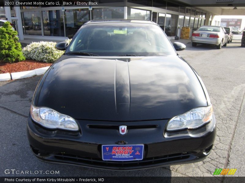 Black / Ebony Black 2003 Chevrolet Monte Carlo LS