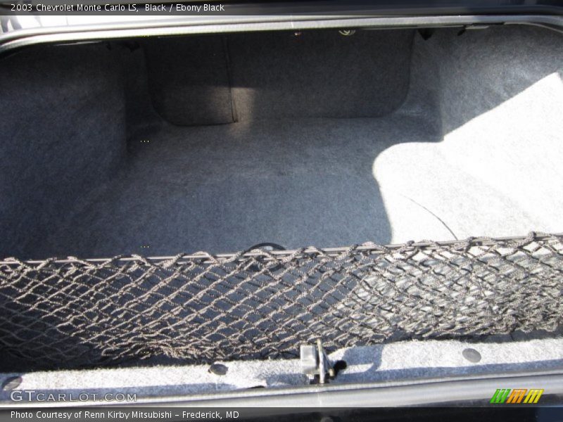 Black / Ebony Black 2003 Chevrolet Monte Carlo LS