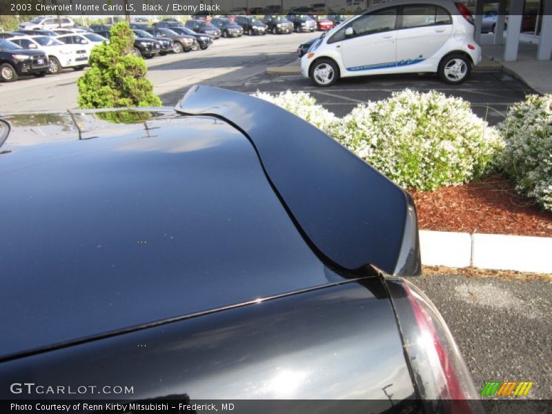 Black / Ebony Black 2003 Chevrolet Monte Carlo LS