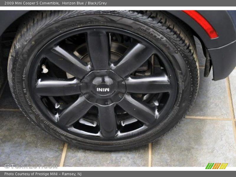 Horizon Blue / Black/Grey 2009 Mini Cooper S Convertible