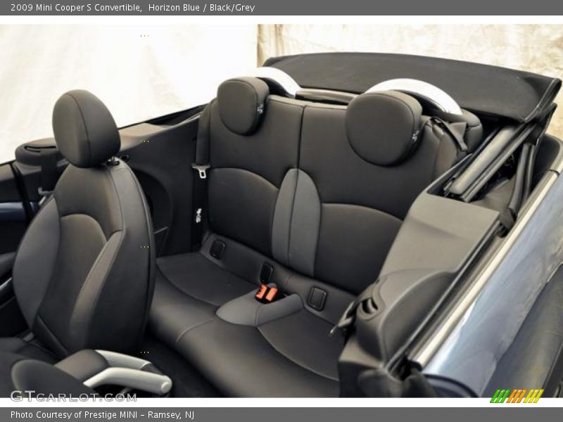 Horizon Blue / Black/Grey 2009 Mini Cooper S Convertible