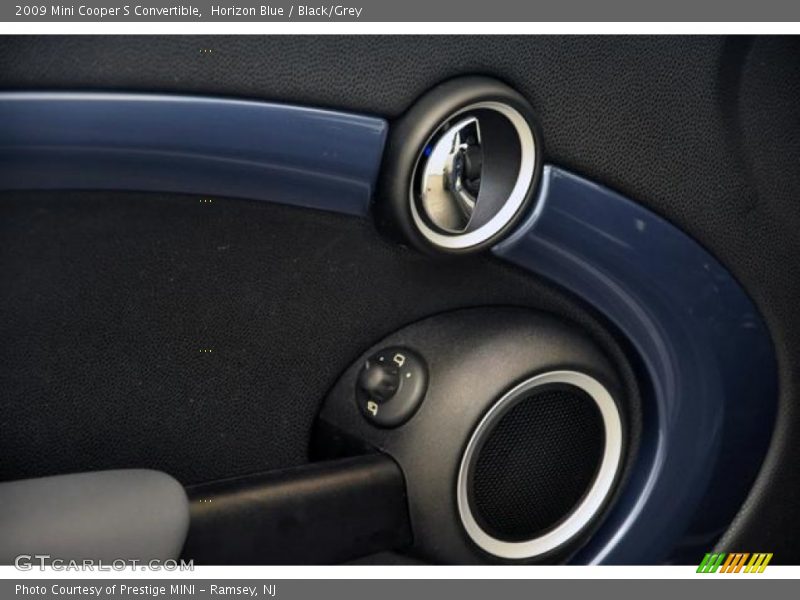 Horizon Blue / Black/Grey 2009 Mini Cooper S Convertible
