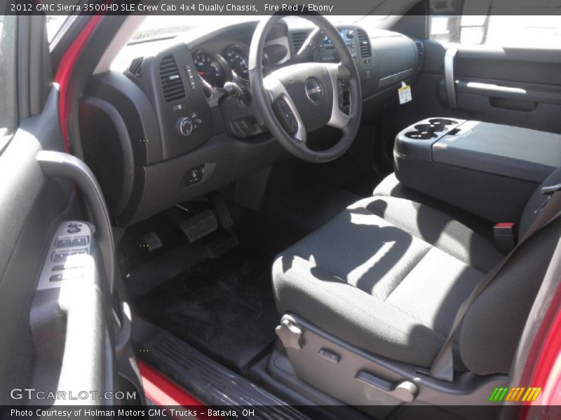 Fire Red / Ebony 2012 GMC Sierra 3500HD SLE Crew Cab 4x4 Dually Chassis