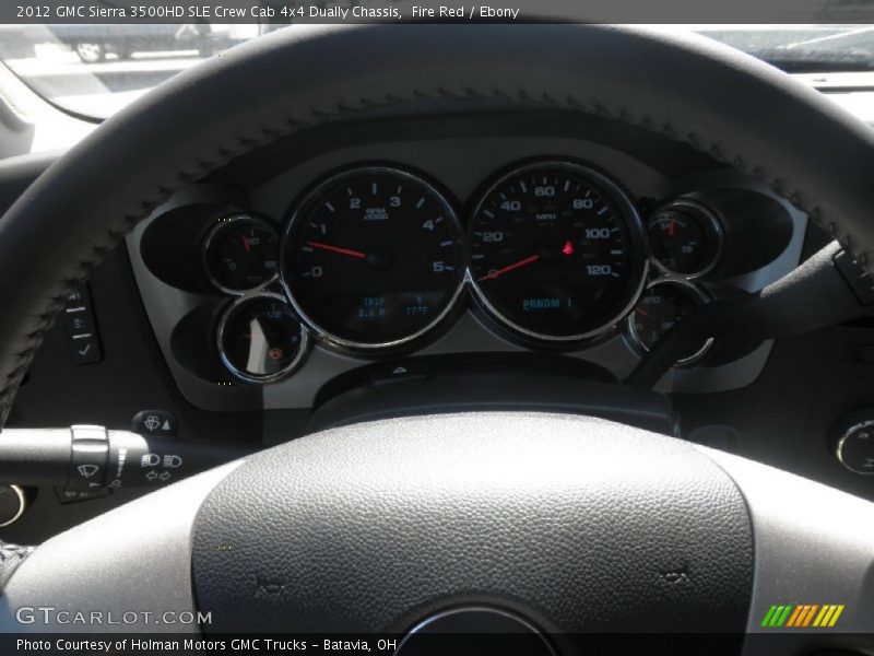 Fire Red / Ebony 2012 GMC Sierra 3500HD SLE Crew Cab 4x4 Dually Chassis