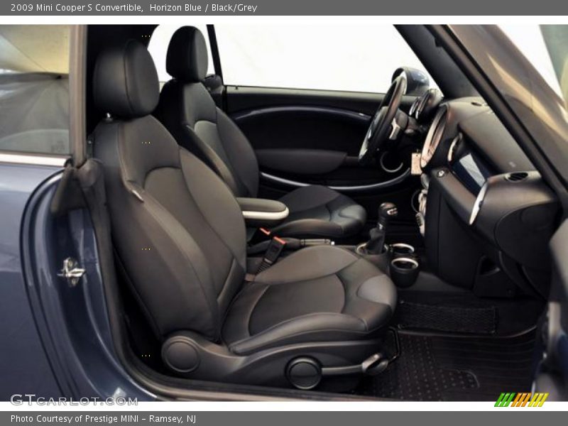 Horizon Blue / Black/Grey 2009 Mini Cooper S Convertible