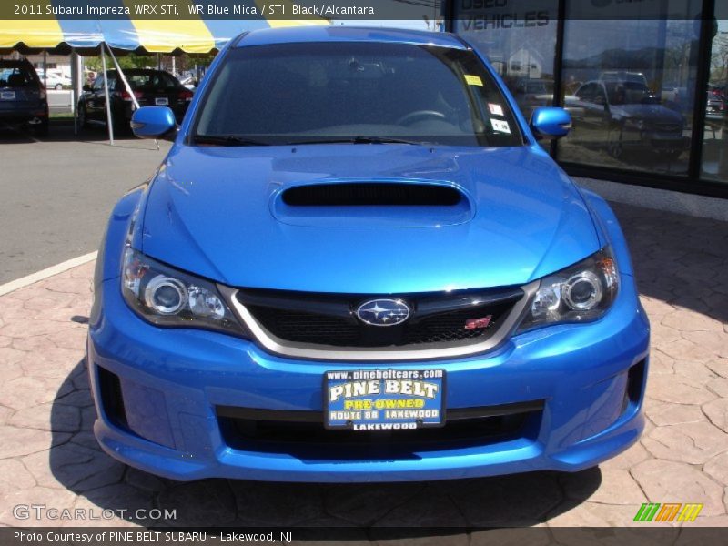 WR Blue Mica / STI  Black/Alcantara 2011 Subaru Impreza WRX STi