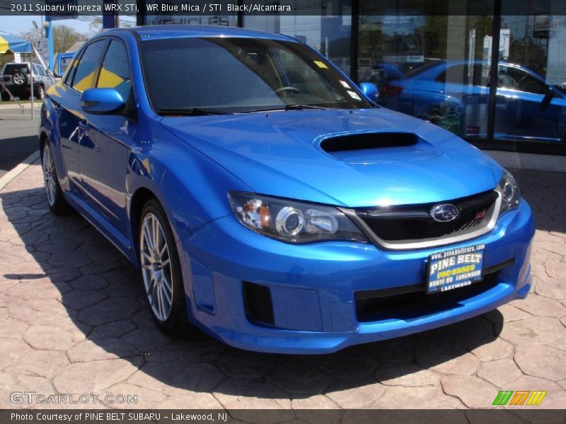 WR Blue Mica / STI  Black/Alcantara 2011 Subaru Impreza WRX STi