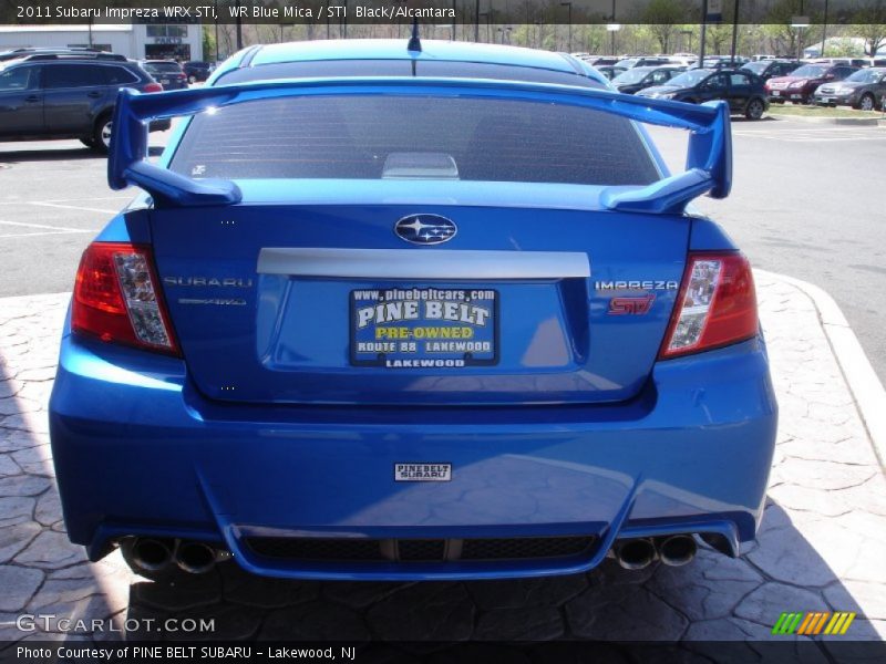 WR Blue Mica / STI  Black/Alcantara 2011 Subaru Impreza WRX STi